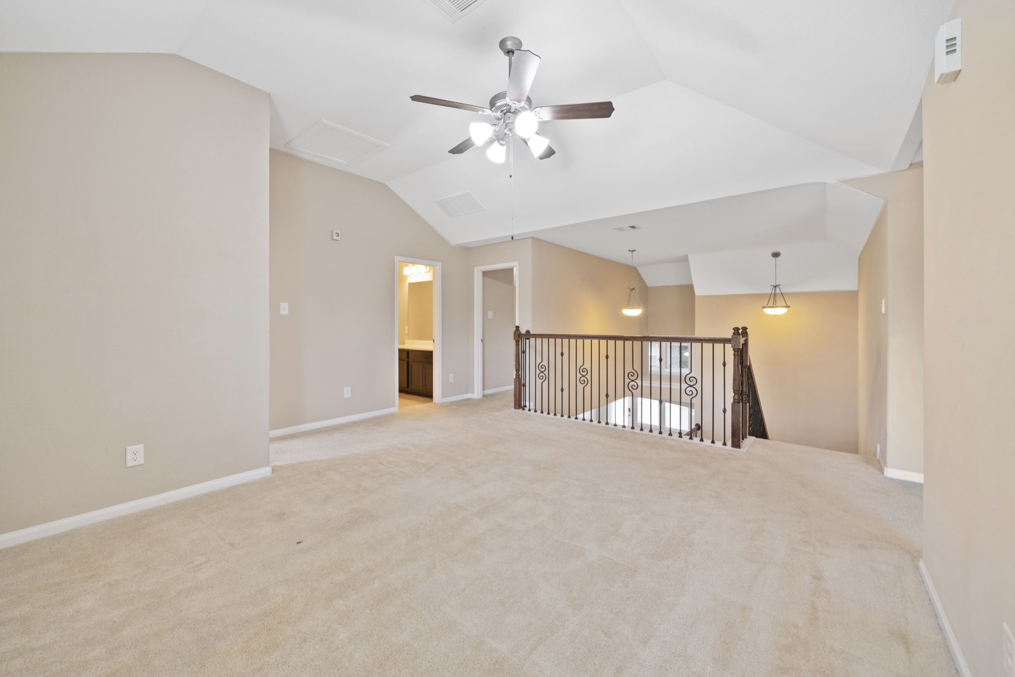 22523 Birch Ridge Meadow Drive Spring, TX 77389 - Photo 25 of 39 a view of a livingroom with a ceiling fan and window