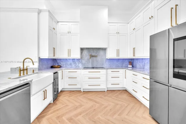 a view of a bath tub sitting in a bathroom