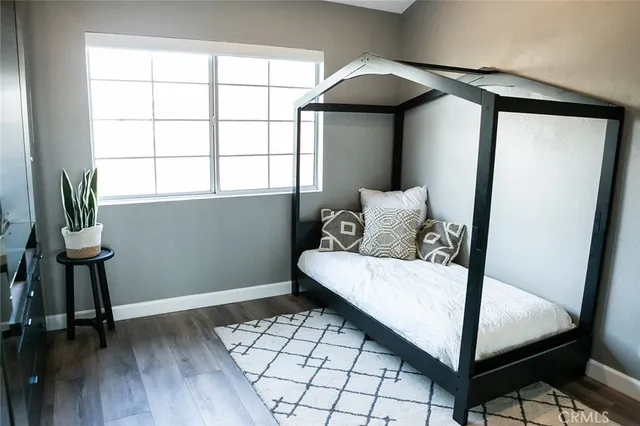 a living room with a couch and a table