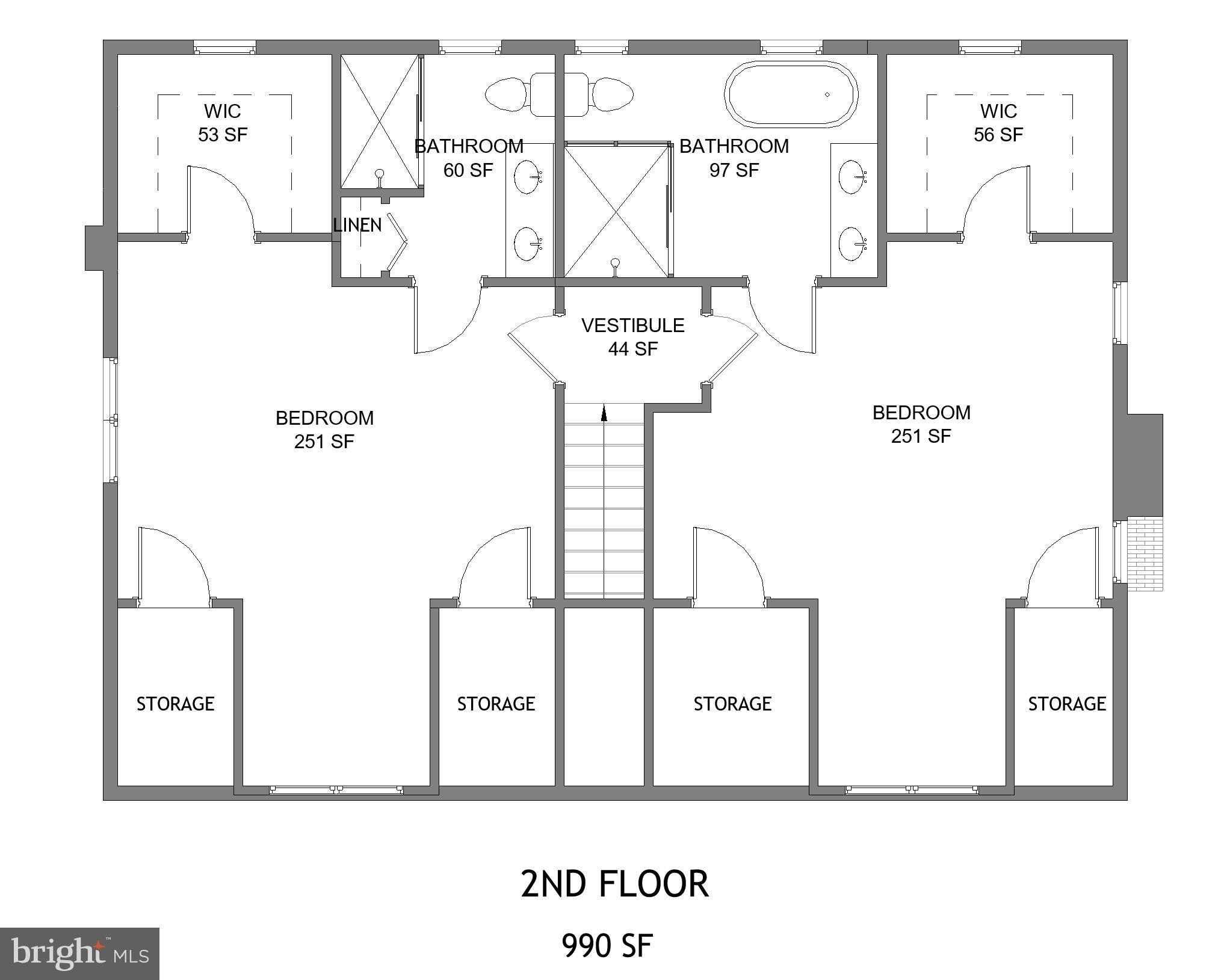 8802 2nd Avenue Silver Spring, MD 20910 - Photo 62 of 68 a picture of a floor plan