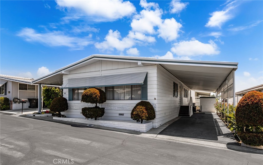 a view of a car park from a balcony