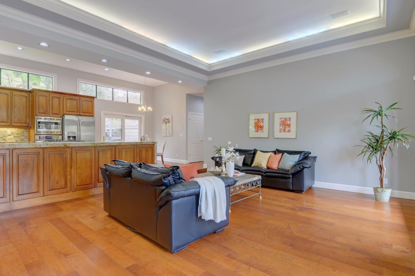 6802 Graystone Lane San Jose, CA 95120 - Photo 18 of 38 a living room with furniture and a potted plant