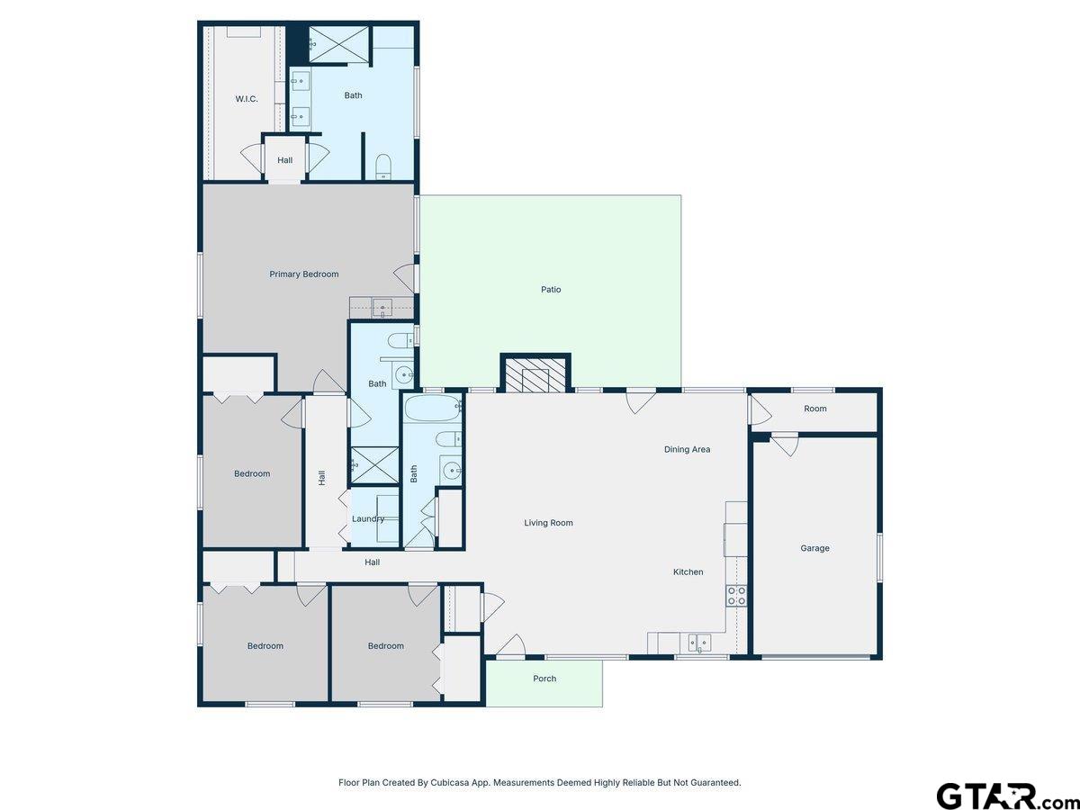 441 Hideaway Lane Hideaway, TX 75771 - Photo 38 of 38 a picture of a floor plan