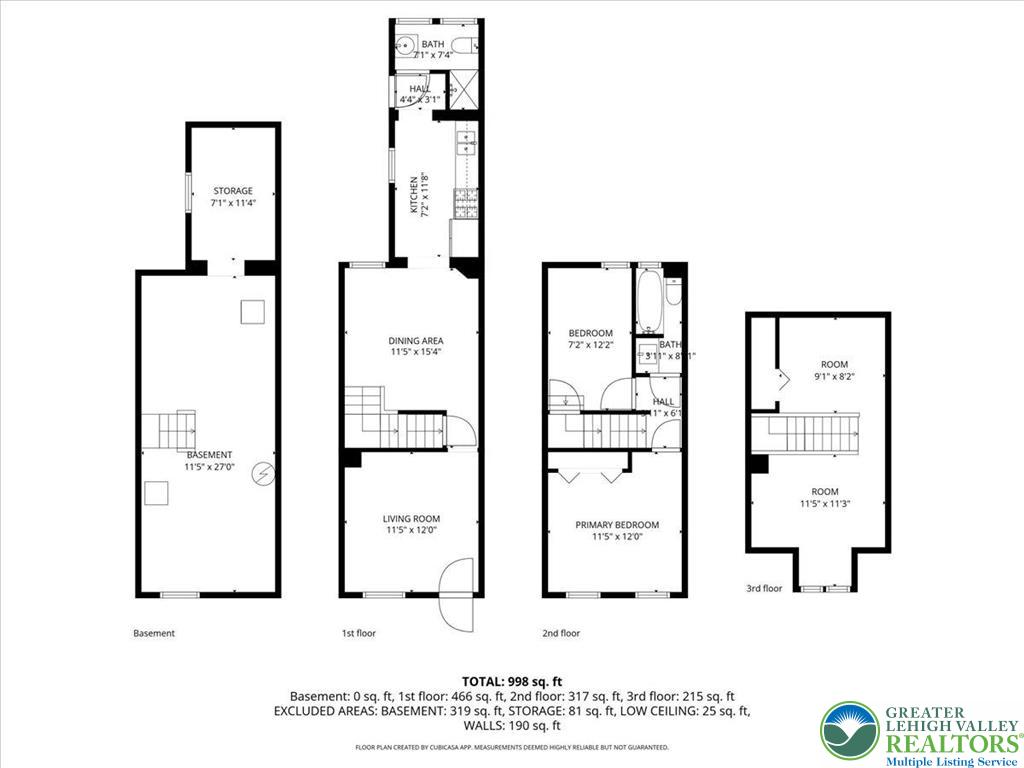 1171 Mechanic Street Bethlehem, PA 18015 - Photo 25 of 25 a picture of a floor plan