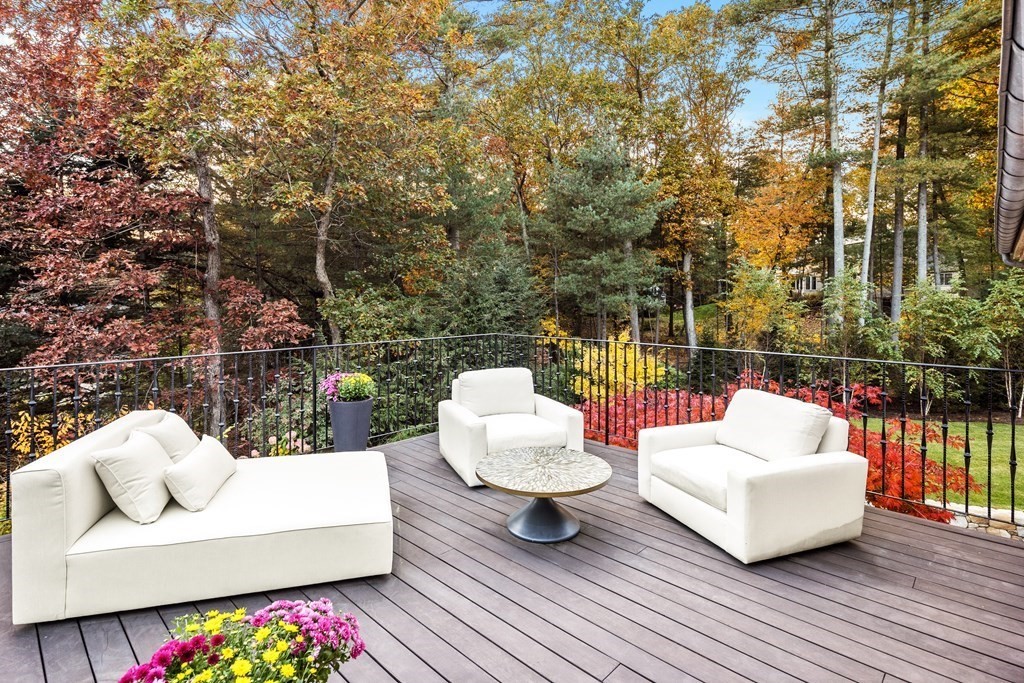 17 Bridle Pth Path Weston, MA 02493 - Photo 26 of 42 a view of a couches in the roof deck