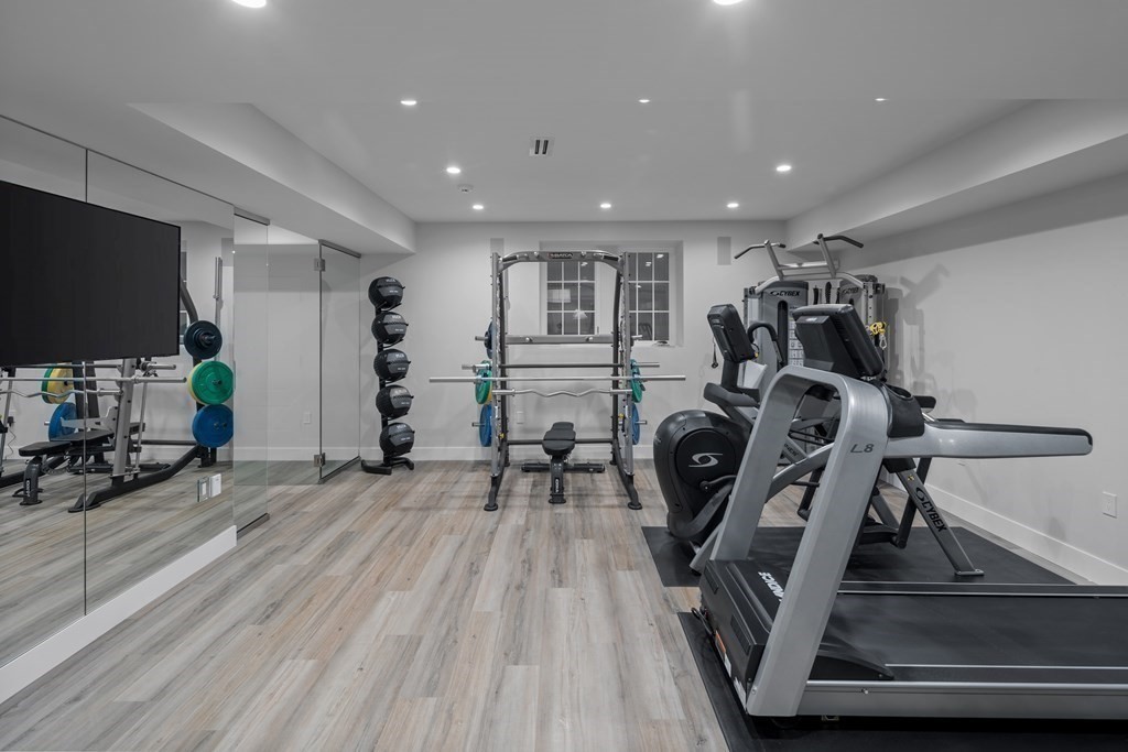 17 Bridle Pth Path Weston, MA 02493 - Photo 31 of 42 a view of a room with gym equipment
