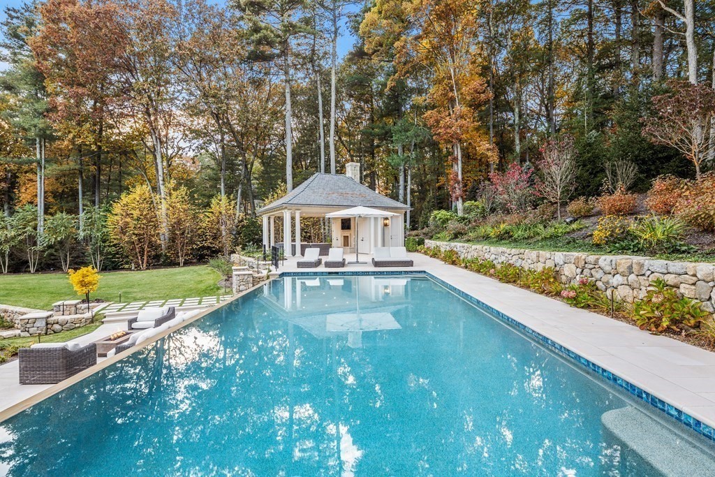 17 Bridle Pth Path Weston, MA 02493 - Photo 36 of 42 a view of a house with a yard