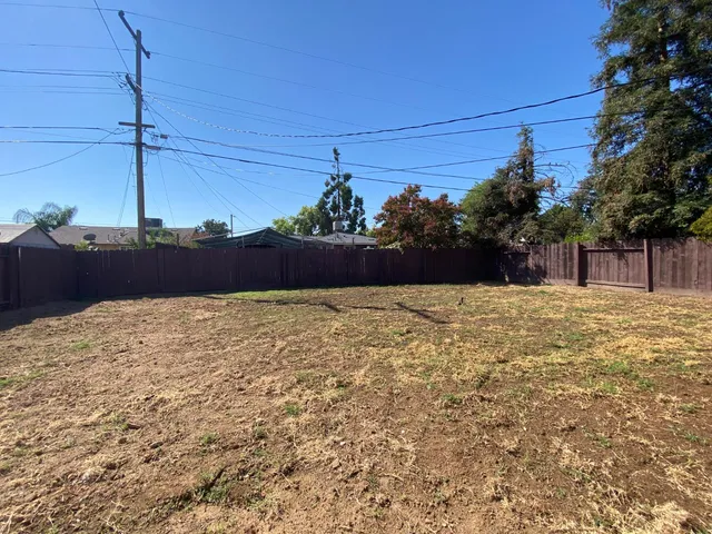 a view of wooden fence