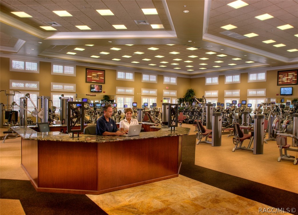 2015 North Rhodes Point Hernando, FL 34442 - Photo 51 of 82 The state-of-the-art fitness center at Bella Vita has an abundance of equipment to keep fit.