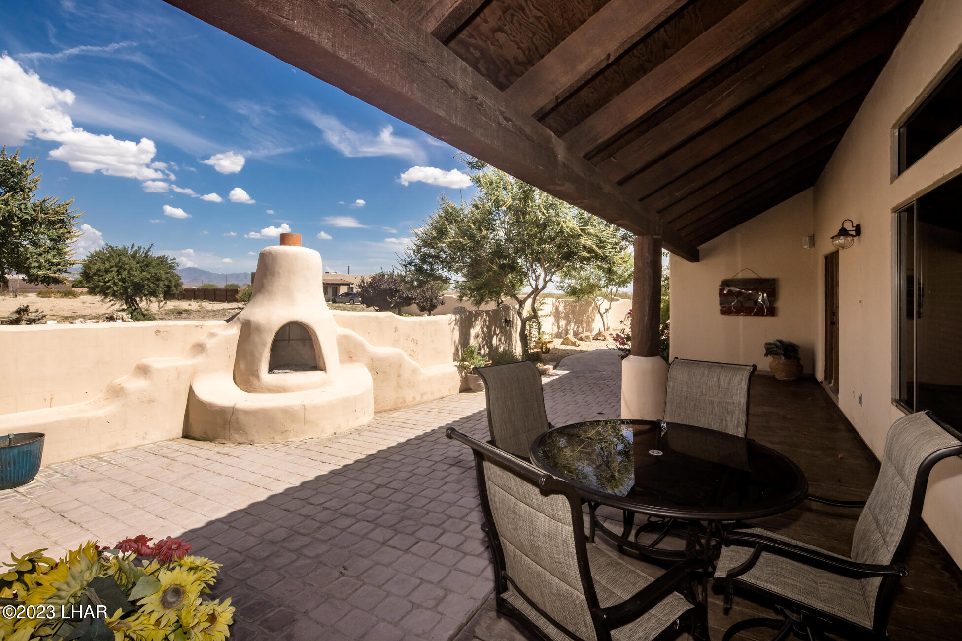 4203 West Wilshire Road Yucca, AZ 86438 - Photo 11 of 113 Outdoor Fire Place in Front Patio