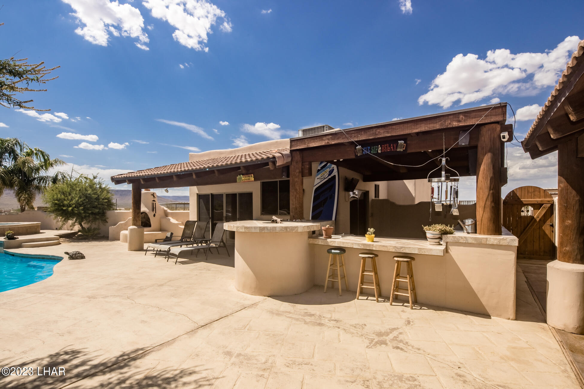4203 West Wilshire Road Yucca, AZ 86438 - Photo 60 of 113 Detached Casita and outdoor Kitchen