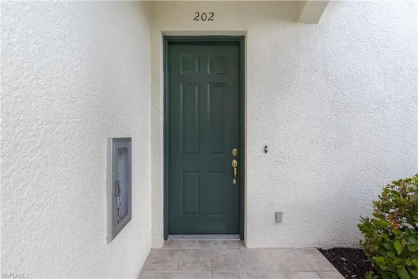 a view of front door