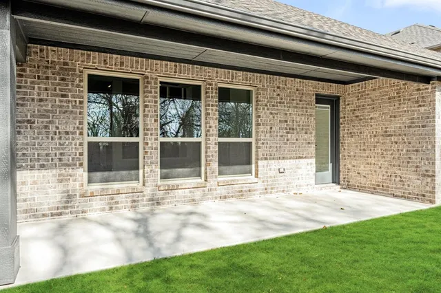 a view of front door of house