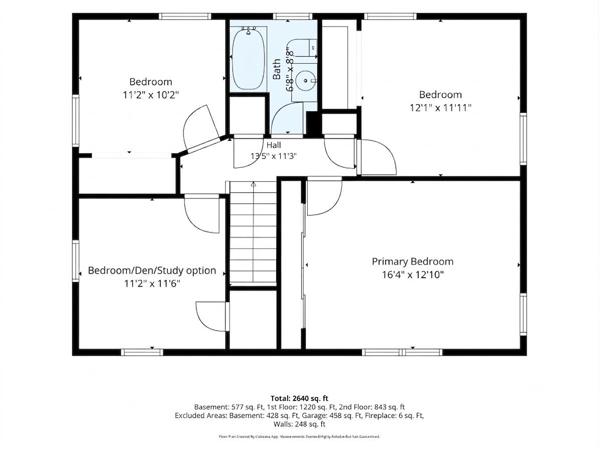 70 Alden Circle Portland, ME 04102 - Photo 60 of 61 Second Floor Plan