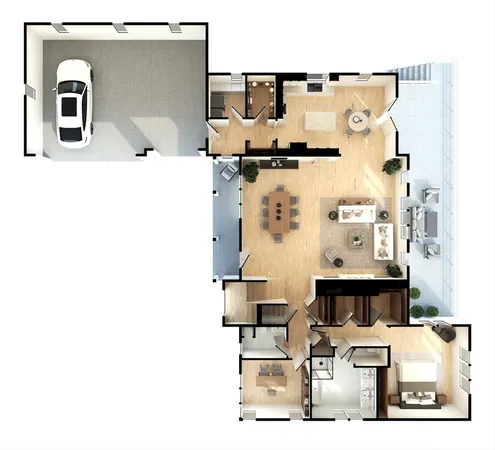 a picture of a bathroom with a sink and mirror