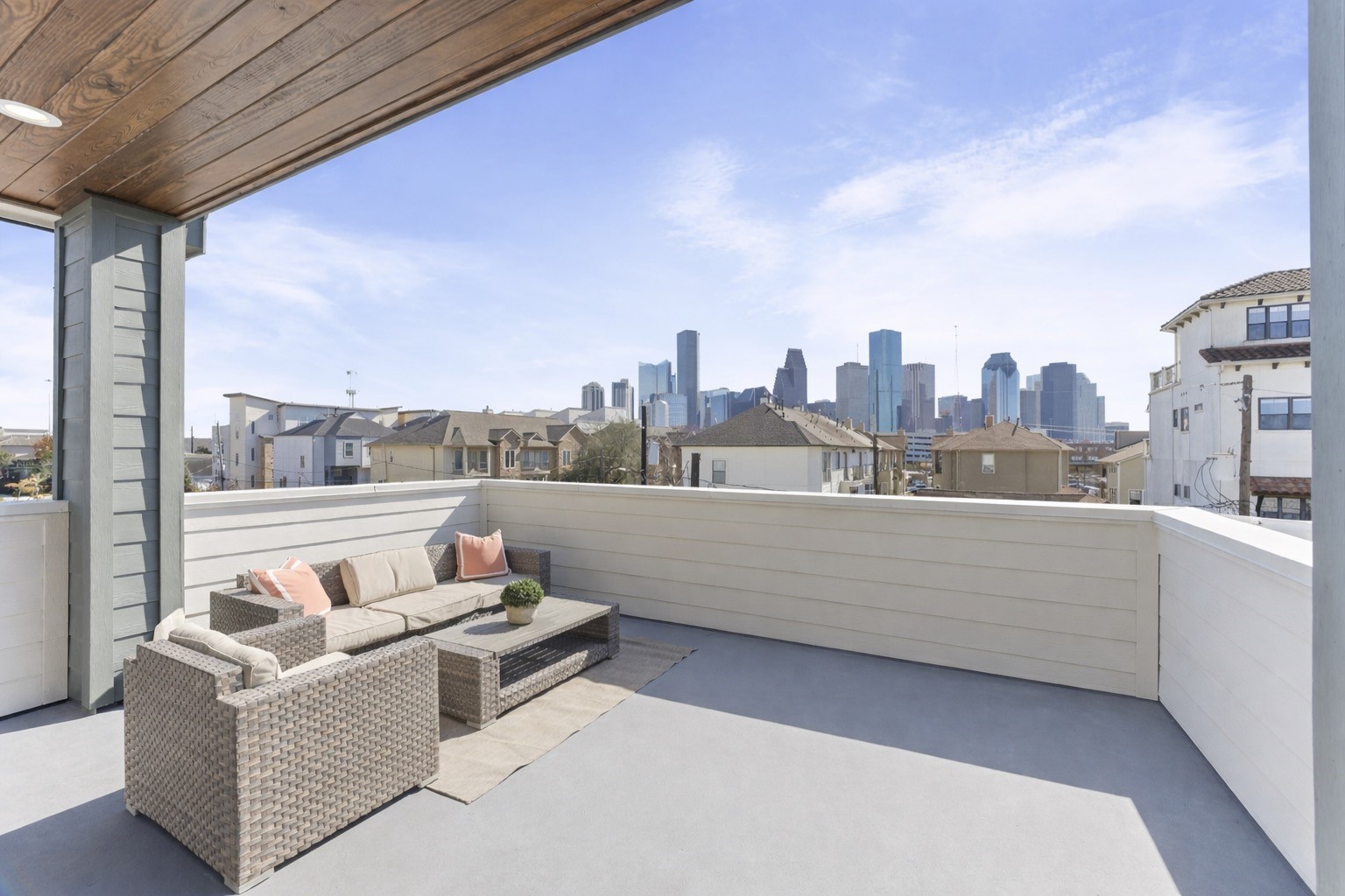 1308 Edwards Street, Unit A Houston, TX 77007 - Photo 2 of 39 Rooftop terrace