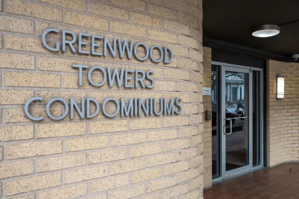 a close up of a street sign