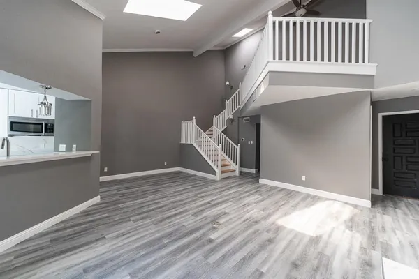 a view of lake from deck