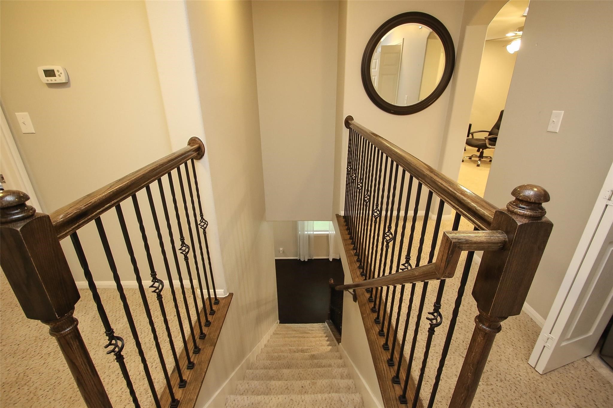 8517 Sunset Loch Drive Spring, TX 77379 - Photo 13 of 22 a view of a hallway with wooden floor