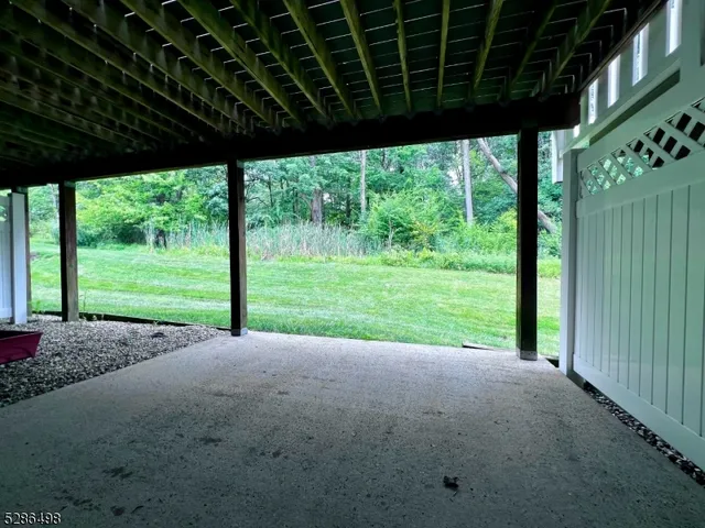 a view of a yard with porch and outdoor space