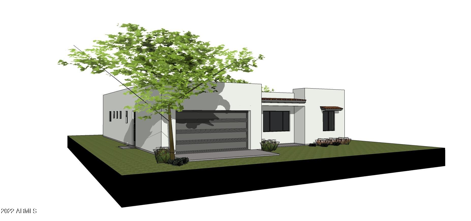 21240 West Sleepy Ranch Road Wittmann, AZ 85361 - Photo 8 of 14 1640 Plan Exterior Rendering (4)