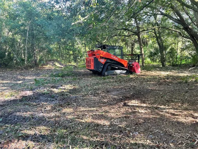 a view of outdoor space with truck parked