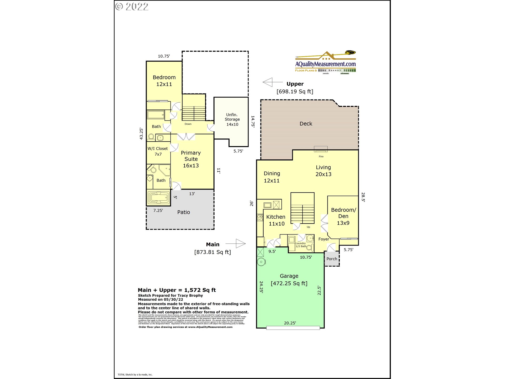 7870 Southwest Raintree Drive Beaverton, OR 97008 - Photo 26 of 26 Floor Plan