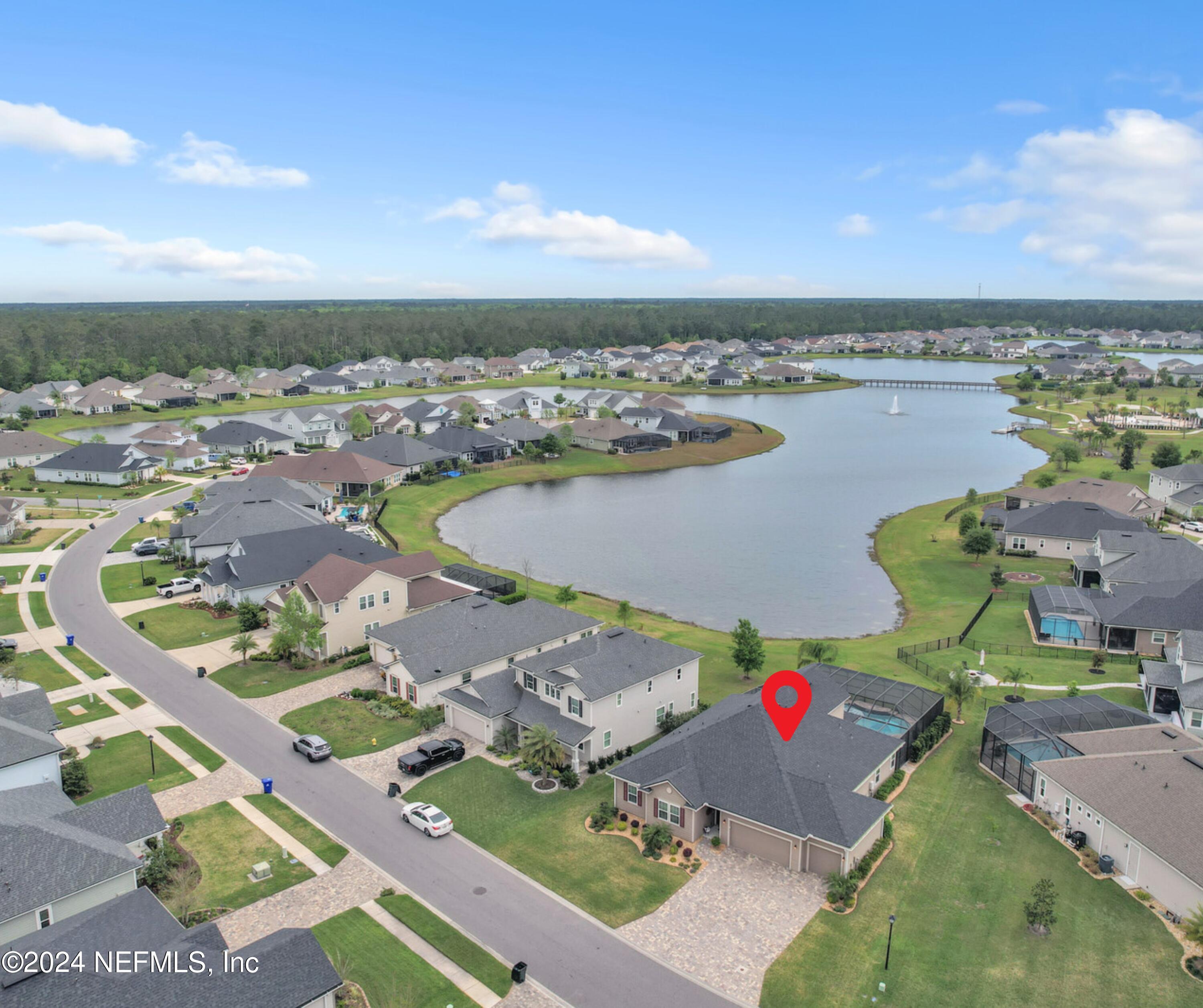 126 Firefly Trace St. Augustine, FL 32092 - Photo 43 of 54 an aerial view of a houses with outdoor space
