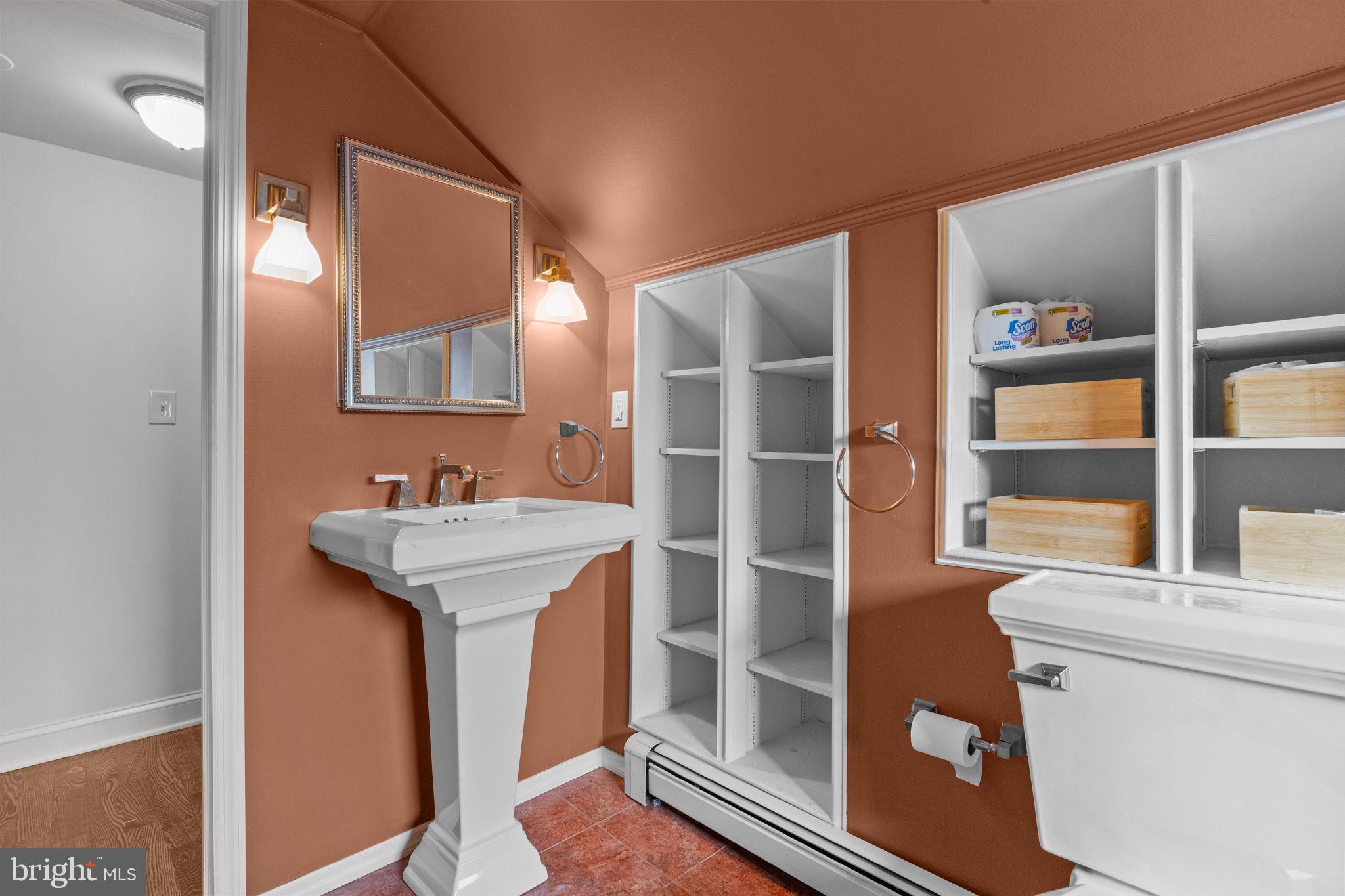 182 West Upper Ferry Road Ewing, NJ 08628 - Photo 25 of 33 a bathroom with a sink and a mirror