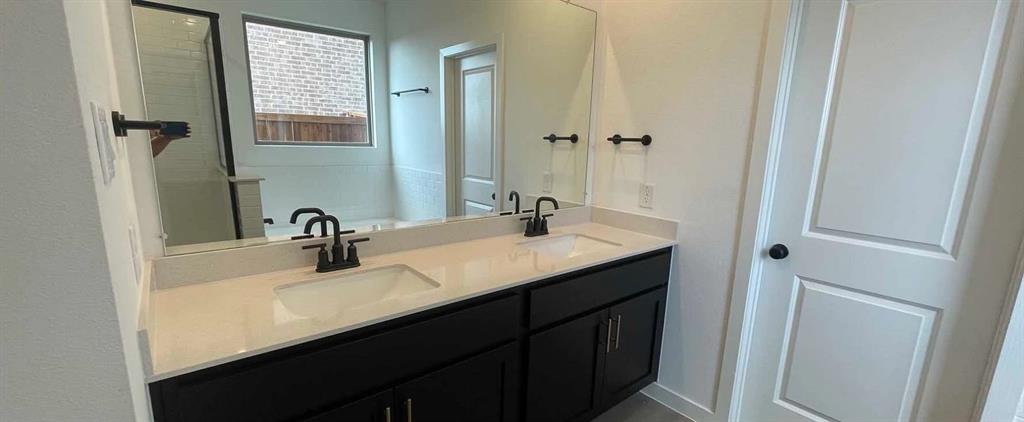 1612 Abbott Crk Road Celina, TX 75009 - Photo 25 of 34 Primary Bathroom Construction Progress featuring the Noir Collection