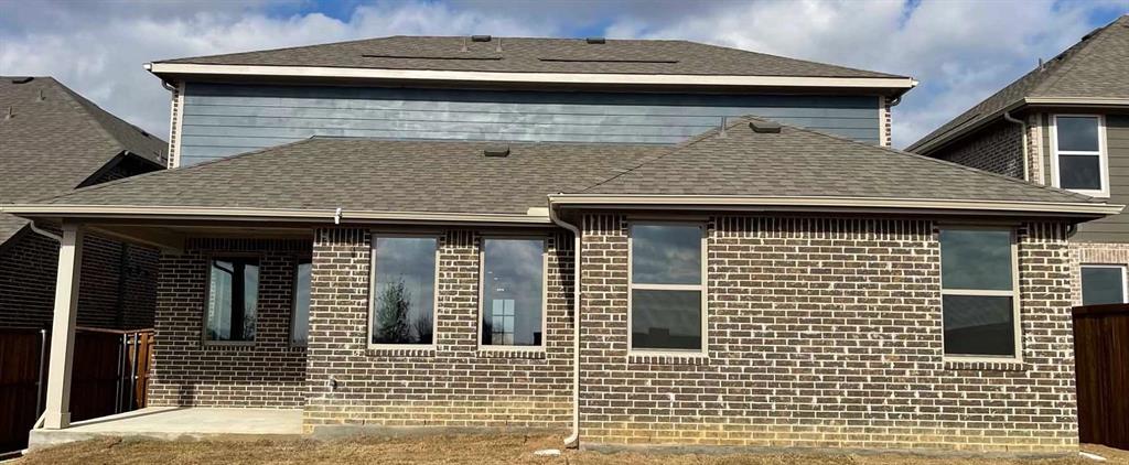 1612 Abbott Crk Road Celina, TX 75009 - Photo 5 of 34 Rear Exterior Design Construction Progress