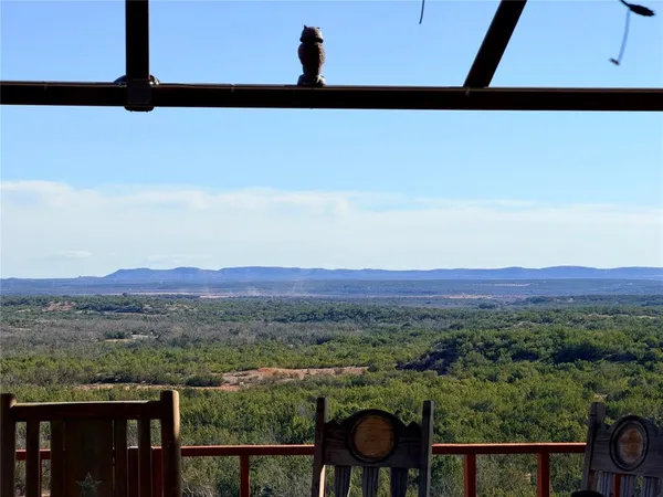 a view of a from a window