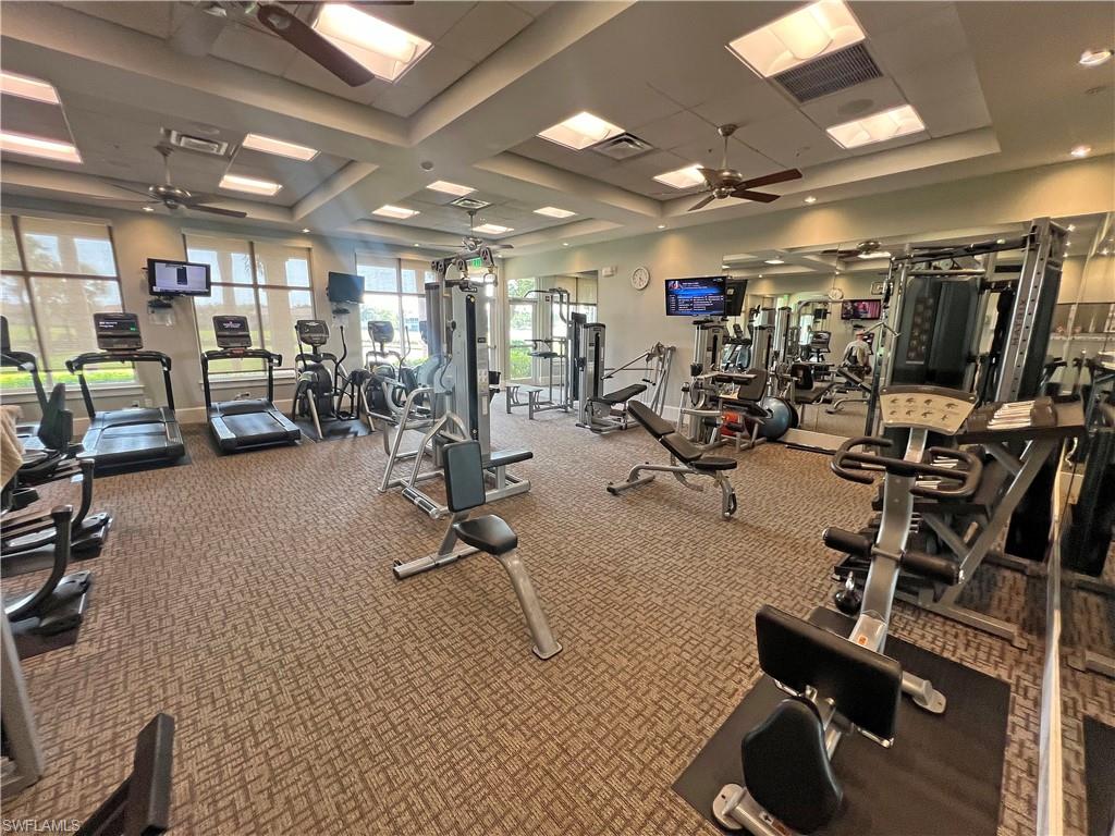 9261 Spring Run Boulevard, Unit 2407 Estero, FL 34135 - Photo 24 of 24 Clubhouse gym