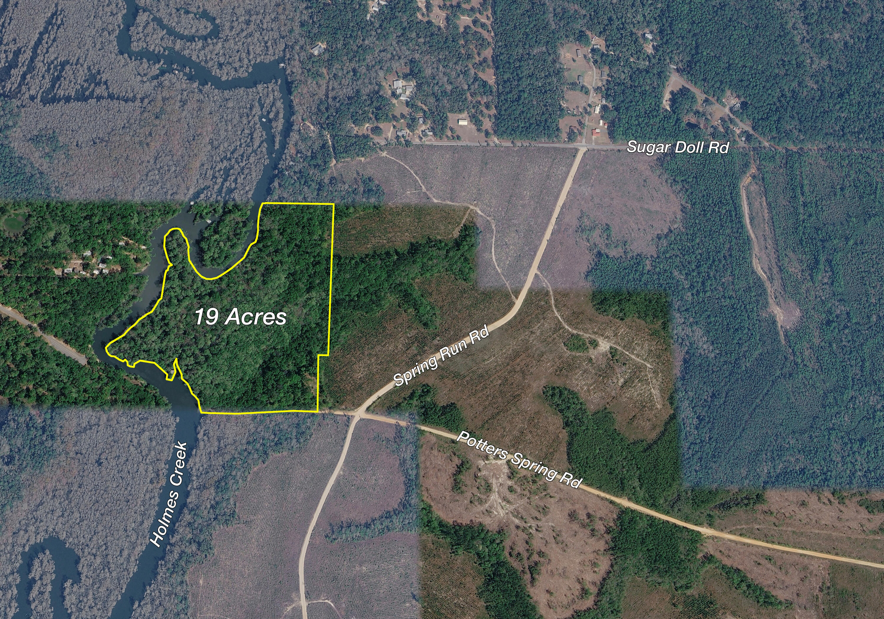 19-acres Potter Spring Road Vernon, FL 32462 - Photo 1 of 28 Potter-Spring-Rd-2