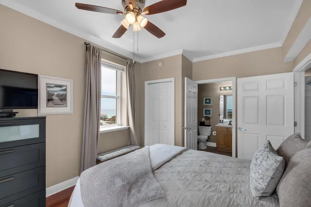 a view of a balcony with an outdoor space