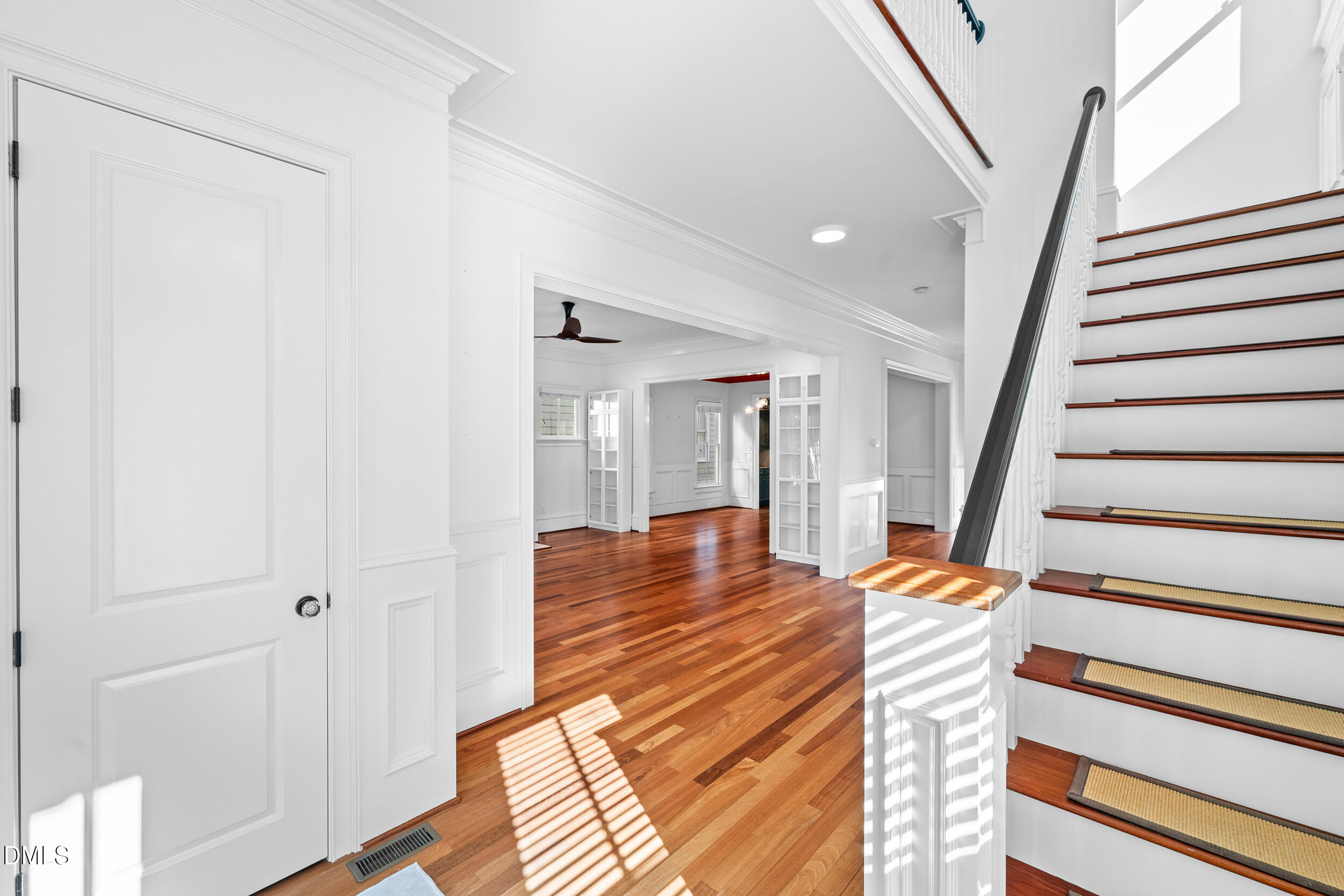 3100 Raymond Street Raleigh, NC 27607 - Photo 4 of 50 a view of entryway and hall with wooden floor
