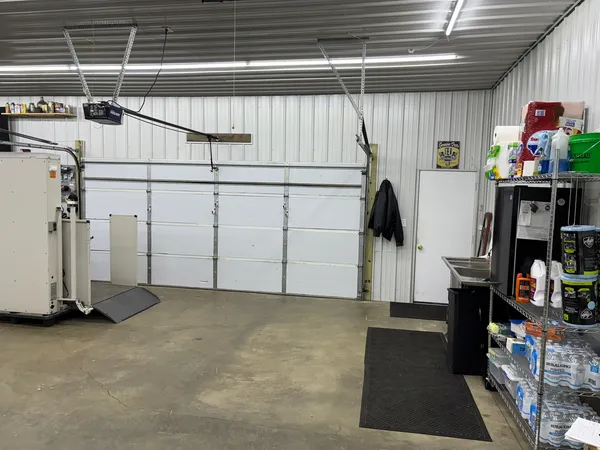 a view of storage and utility room