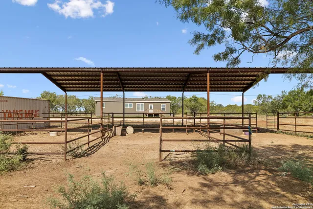 a view of lake with green space