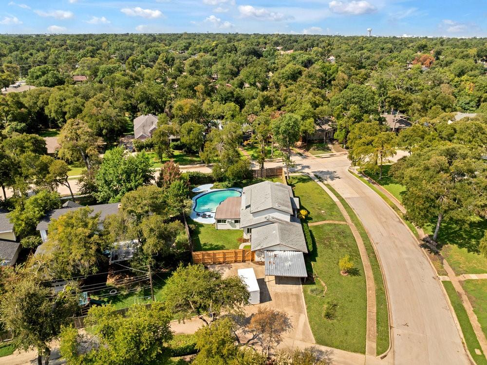 312 West Rio Grande Street Garland, TX 75041 - Photo 22 of 35 an aerial view of residential house with outdoor space