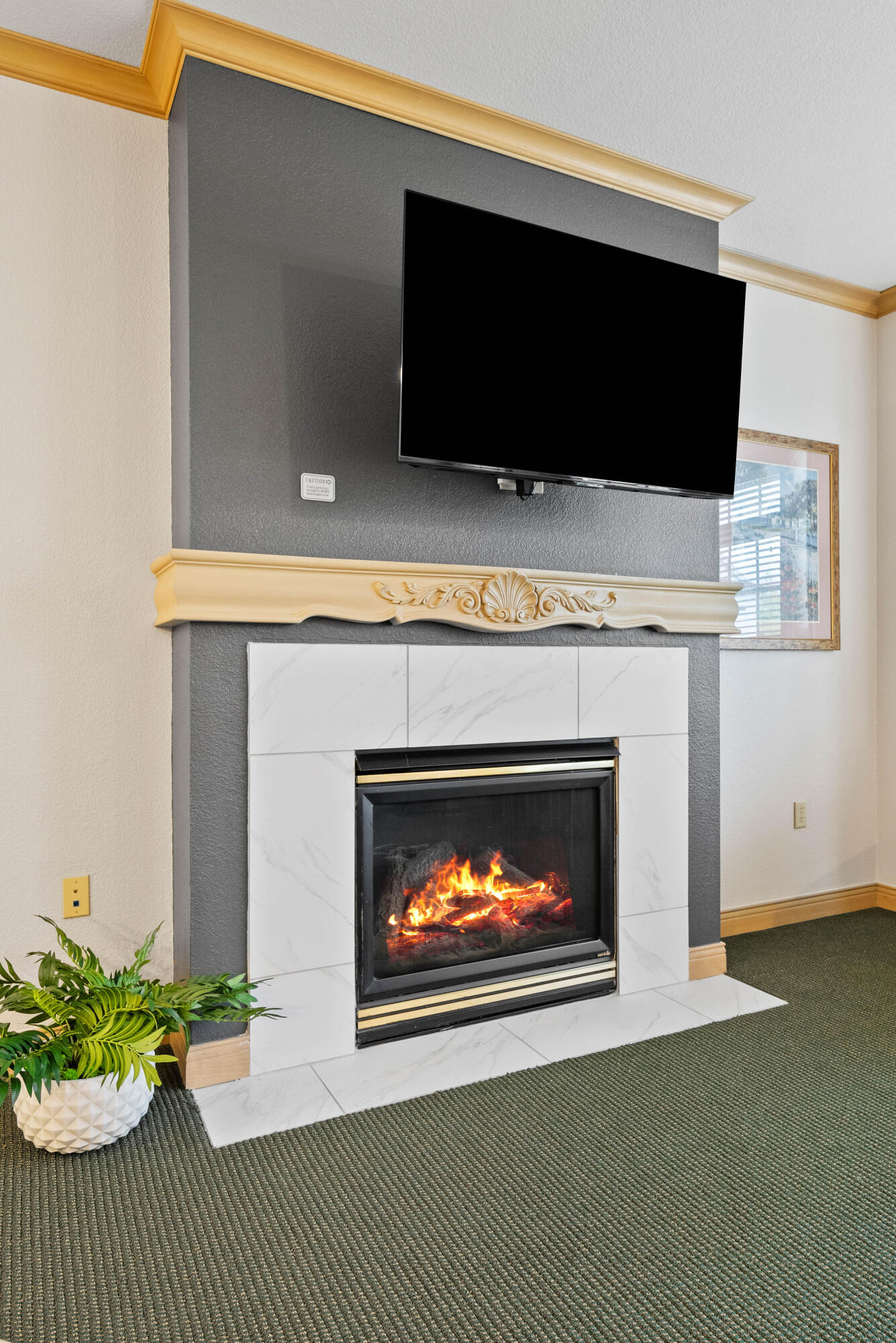 418 Beachfront Drive, Unit 7 Sheboygan, WI 53081 - Photo 10 of 25 Gas Fireplace