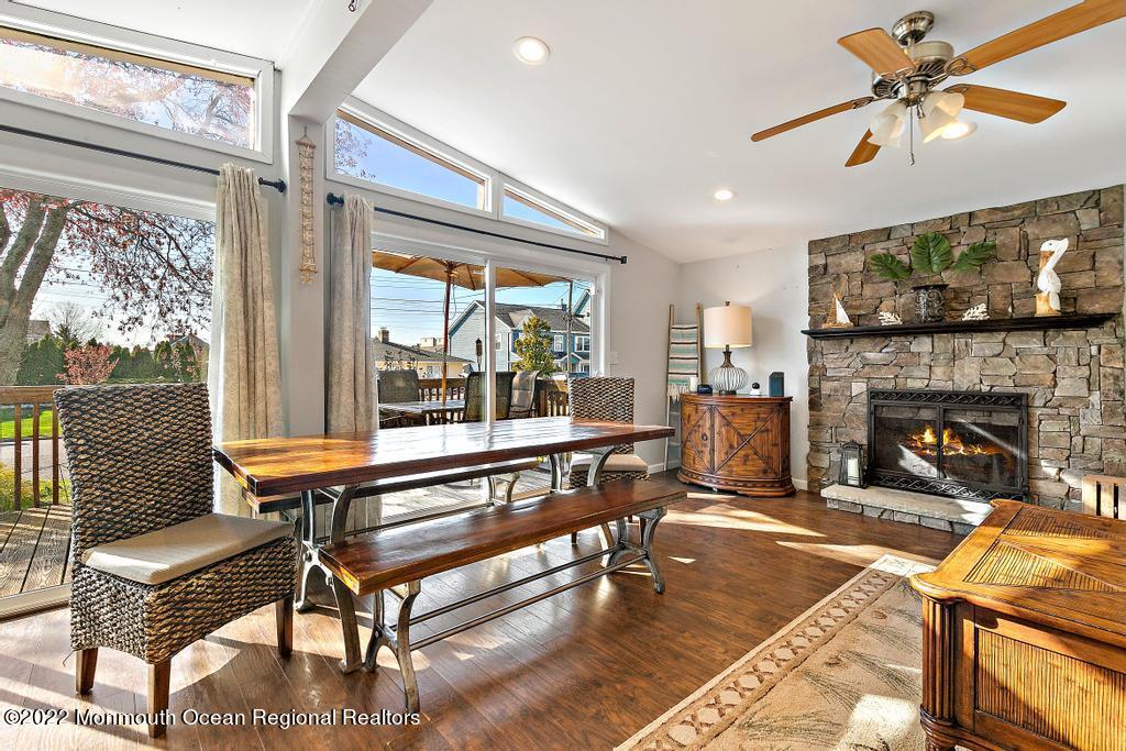 36 Cabana Drive Brick, NJ 08723 - Photo 12 of 42 a living room with patio furniture and a fireplace