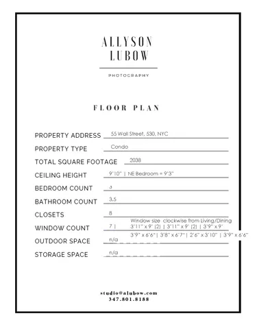 $1,875,000 | 55 Wall Street, Unit 530 | Financial District