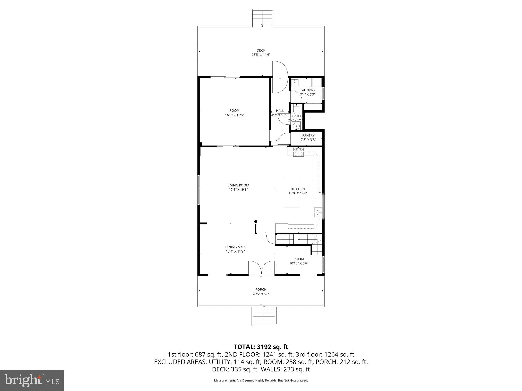 4021 Barrington Road Baltimore, MD 21207 - Photo 45 of 50 Current Floor Plan