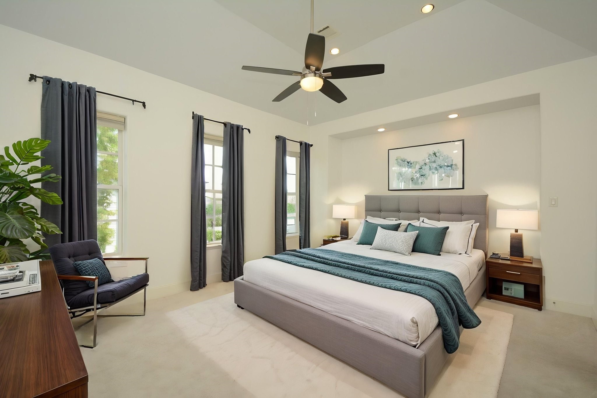 2960 Rusk Street Houston, TX 77003 - Photo 15 of 25 Primary bedroom, virtual staging