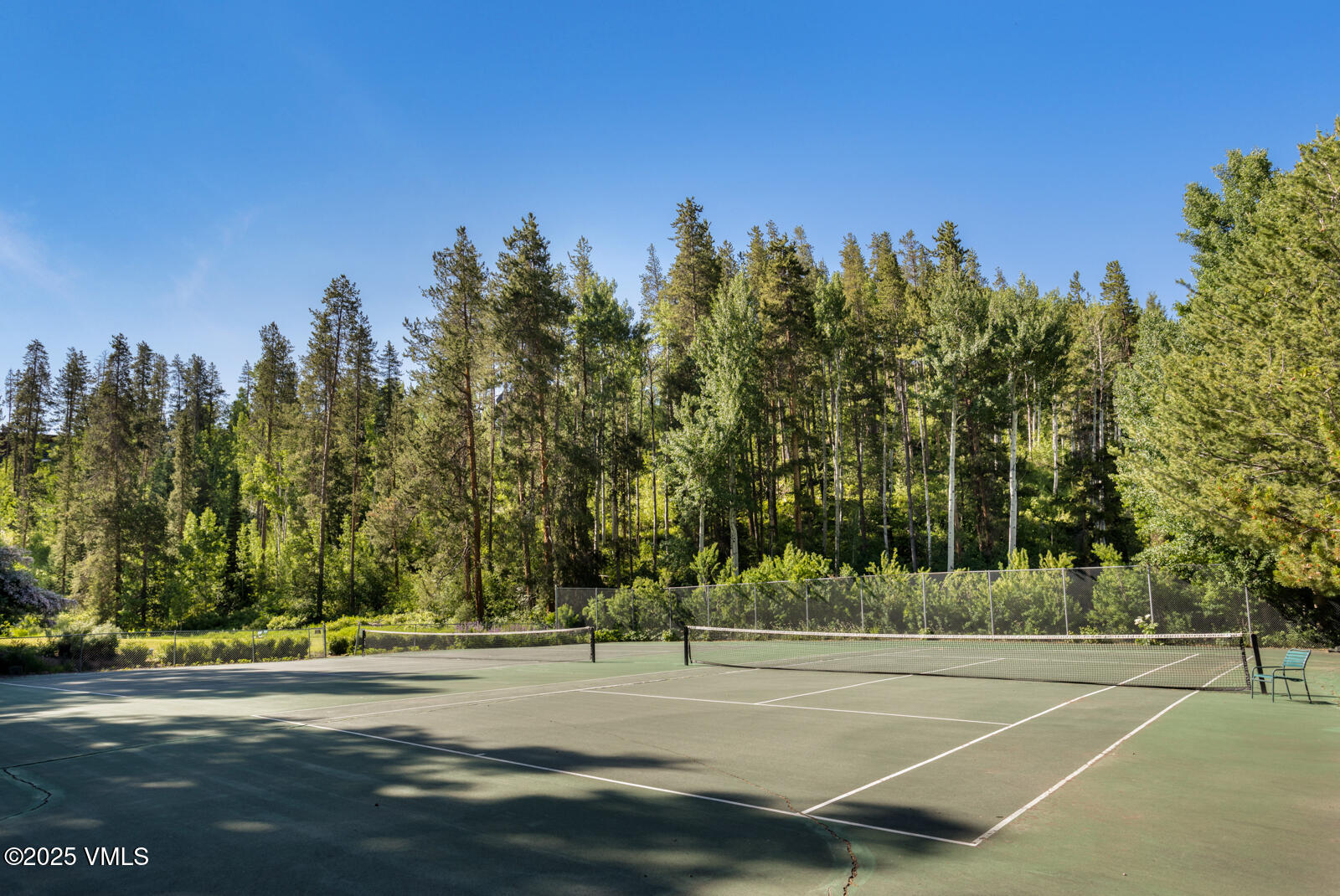 1490 Buffehr Creek Road, Unit A44 Vail, CO 81657 - Photo 37 of 39 a view of a tennis court