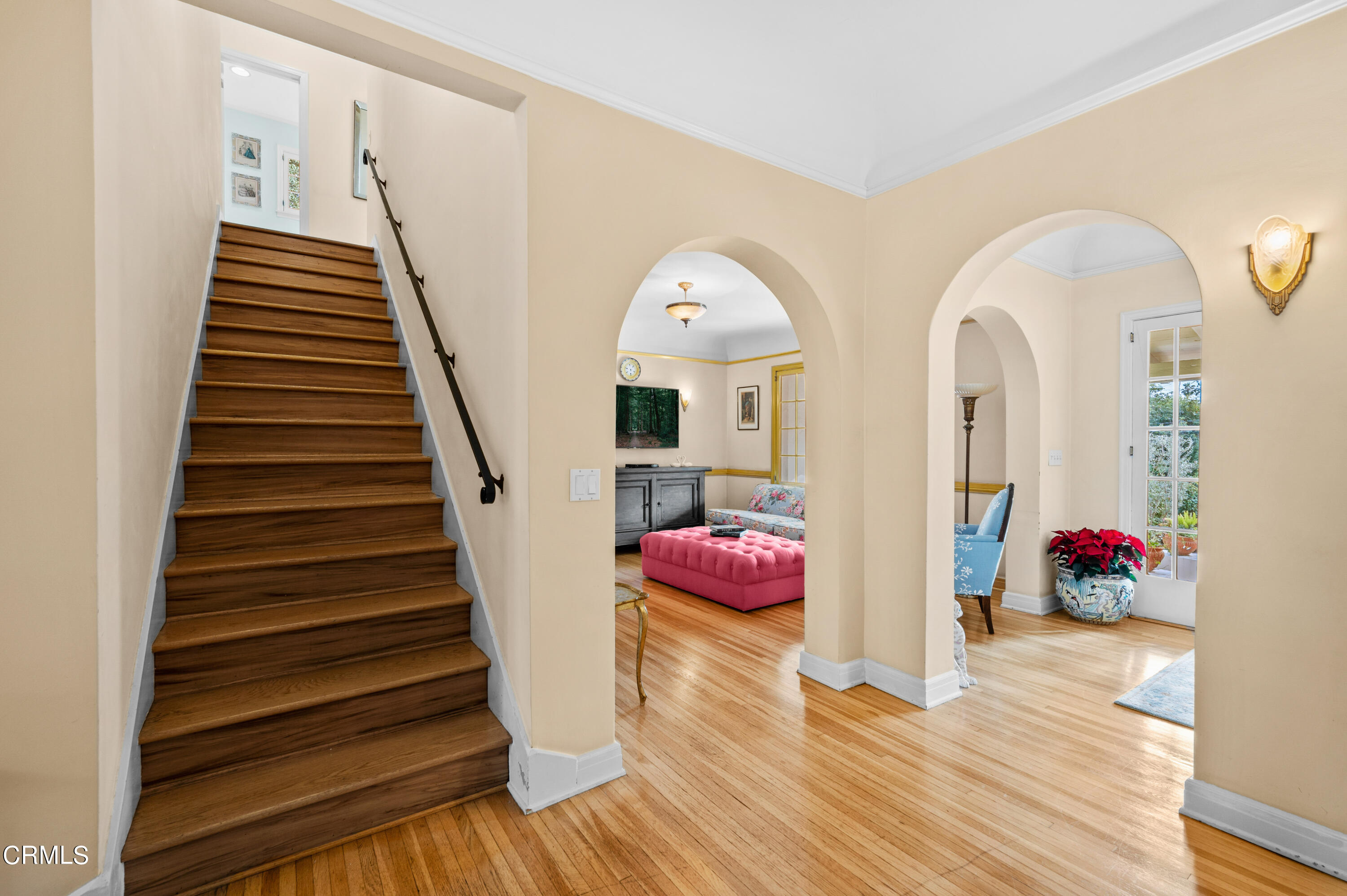 818 Old Mill Road Pasadena, CA 91108 - Photo 30 of 71 a view of entryway and hall with wooden floor
