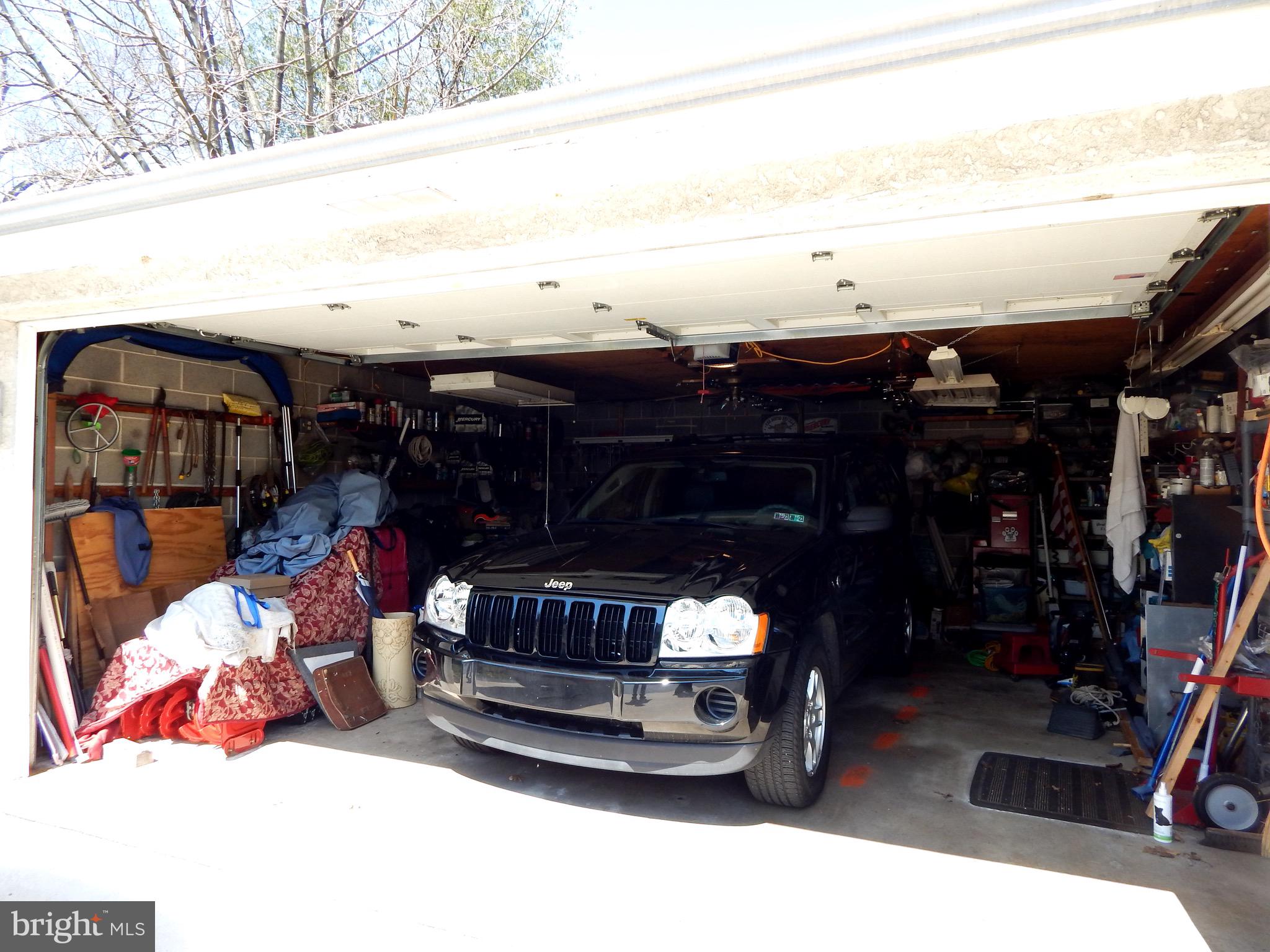 317 Nicholson Road Ridley Park, PA 19078 - Photo 30 of 36 Large 2 car garage w/heat/air/electric/ceiling fan