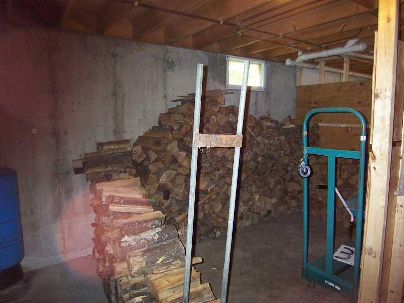 86 Magrath Road Wilton, ME 04294 - Photo 17 of 26 Basement. Firewood Storage Area