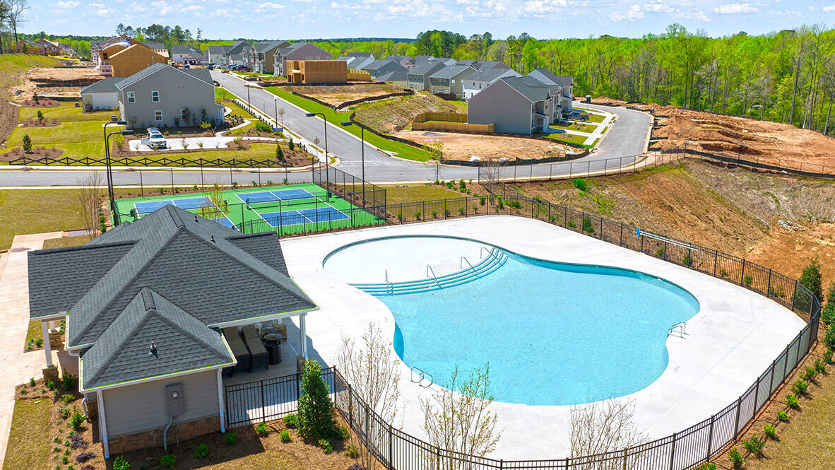 947 Raghorn Road Grovetown, GA 30813 - Photo 21 of 43 The Estates at Deer Hollow Pool Aerial A