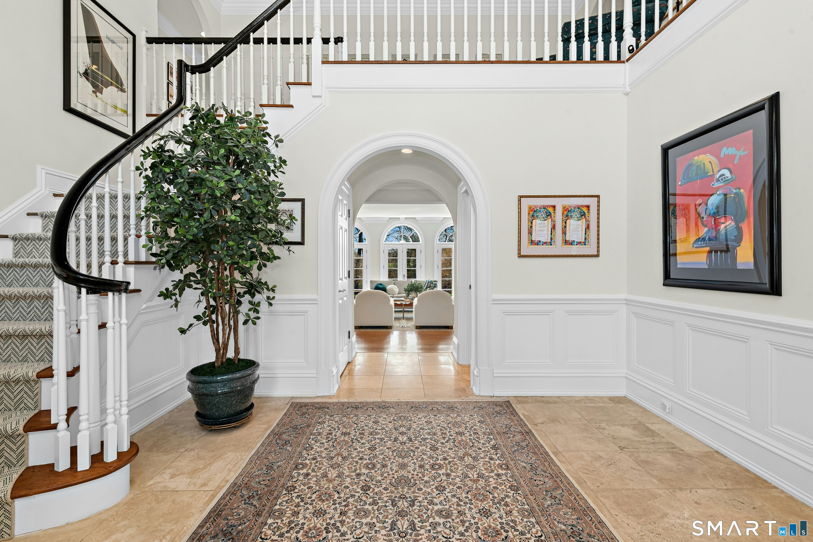 760 Smith Ridge Road New Canaan, CT 06840 - Photo 3 of 38 a view of living room with furniture and potted plant